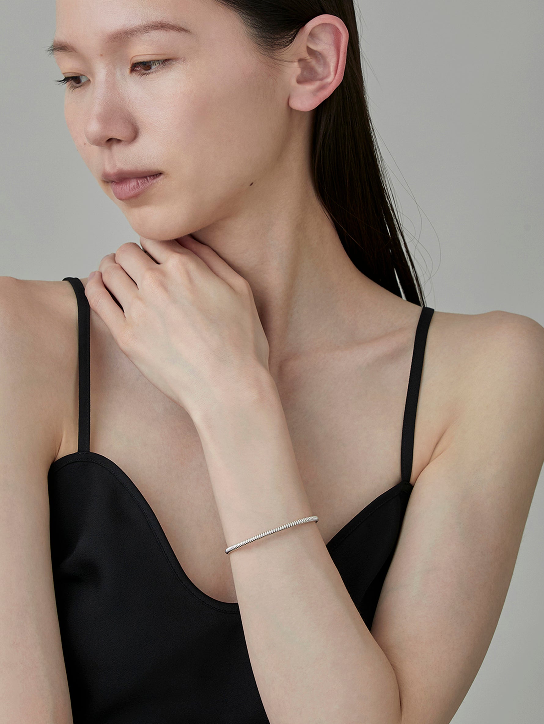 Spring Bracelet -Silver-