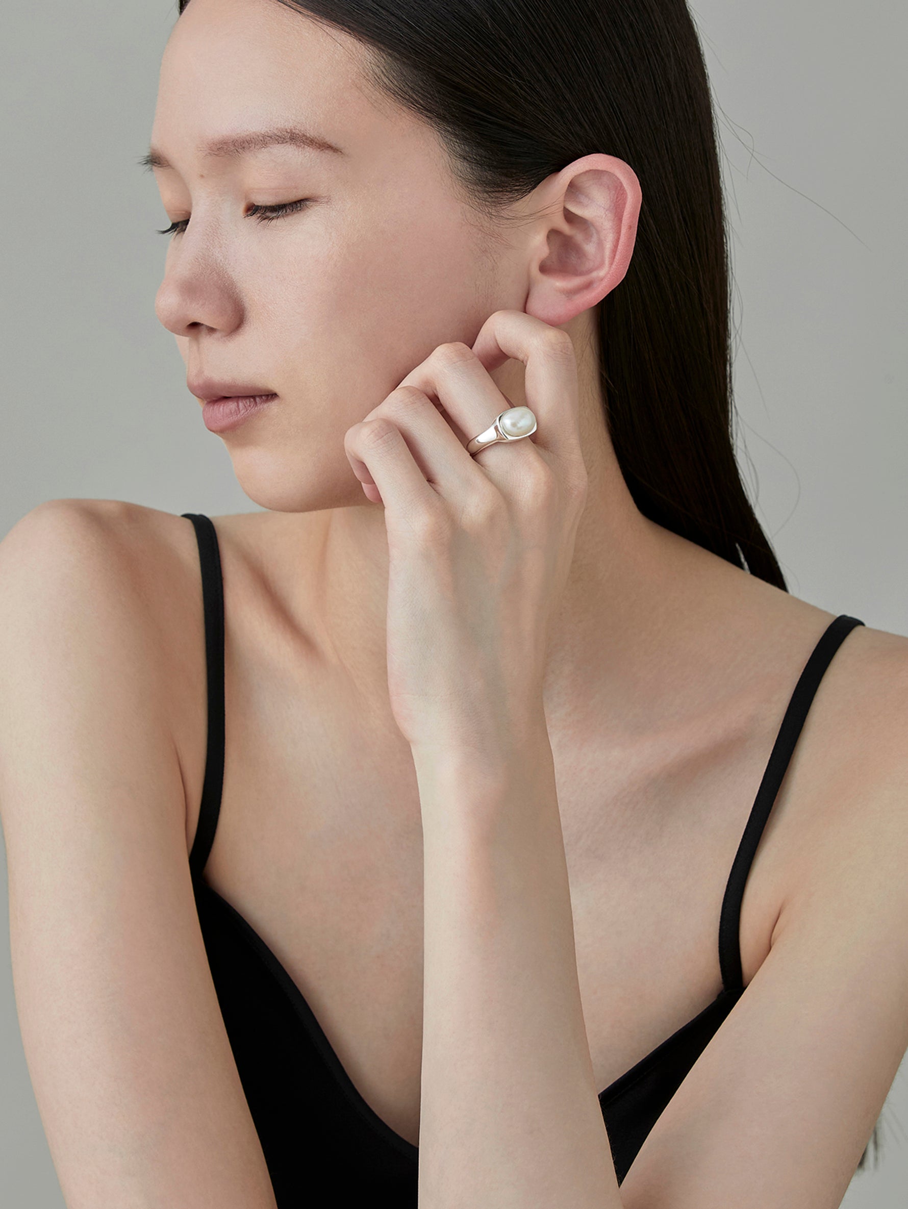 Pearl Ring -Silver-