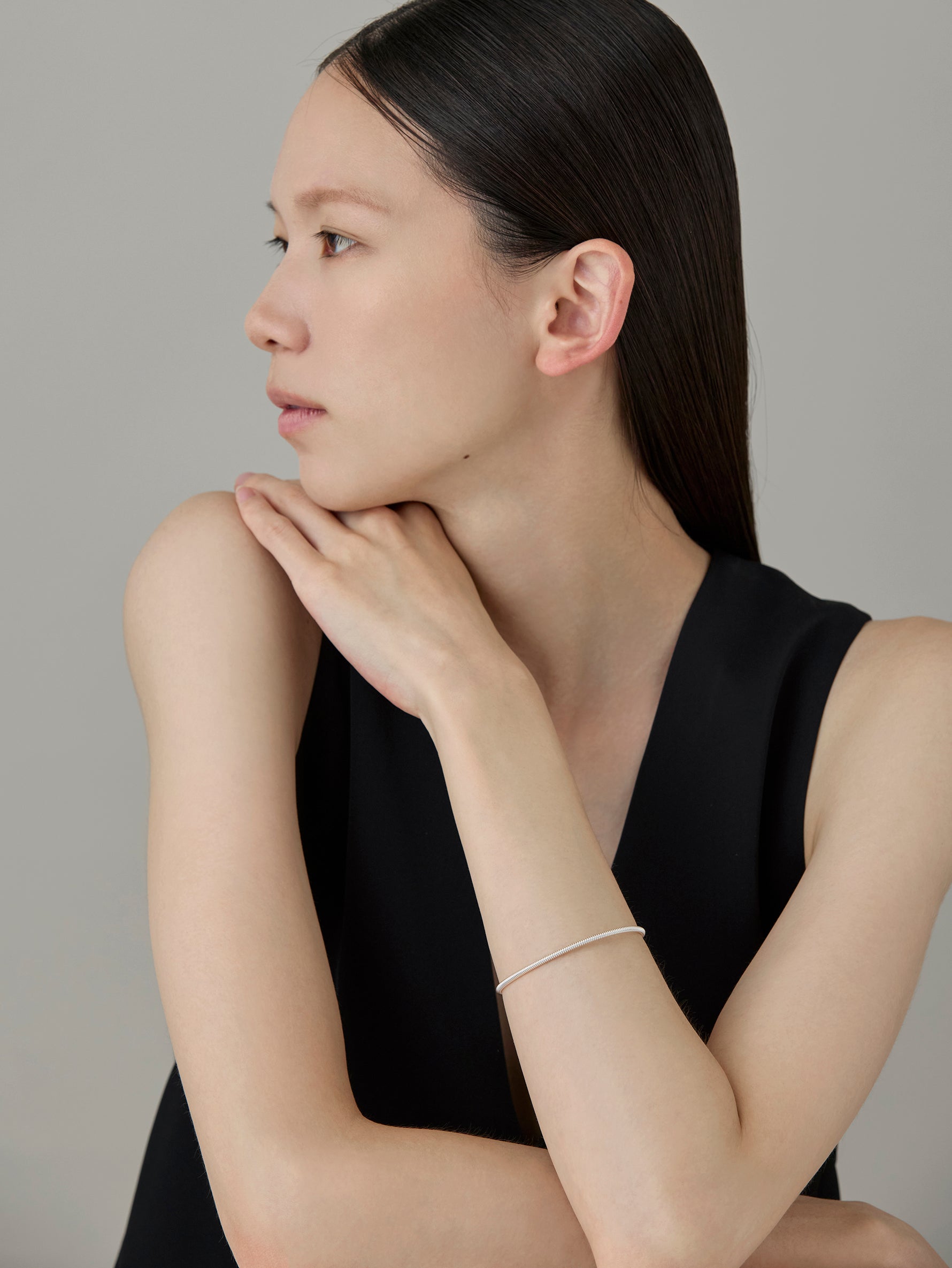 Spring Bracelet Custom -Silver-