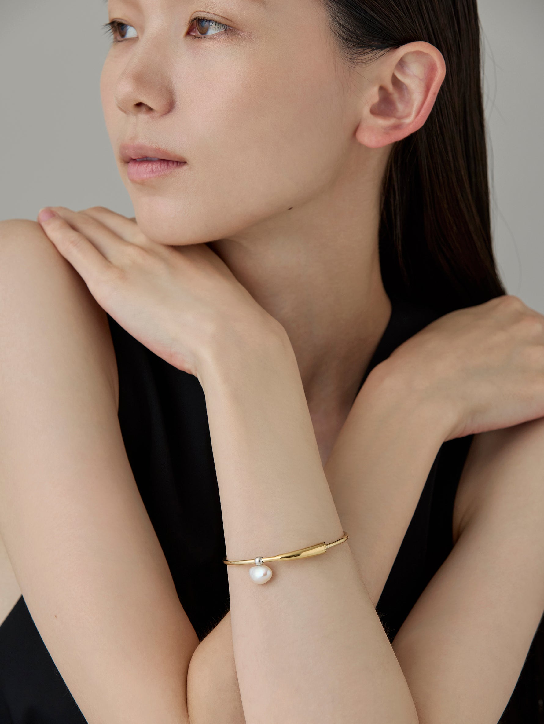 Flower Stalk Bracelet -Gold-