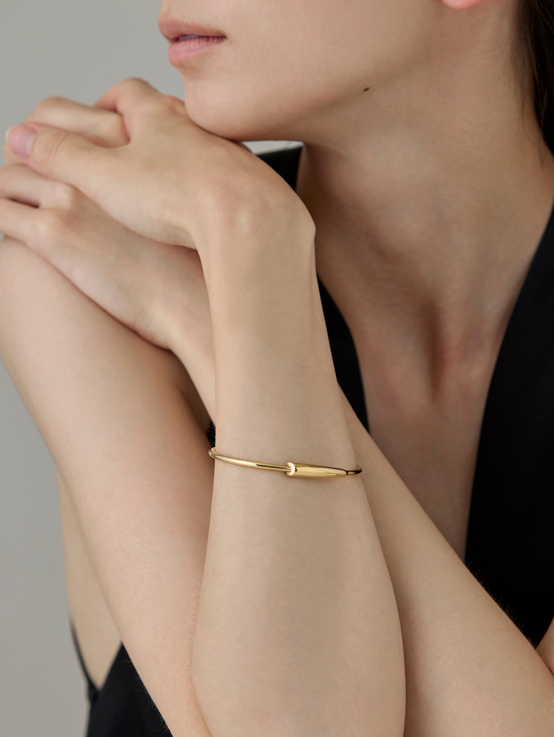 Flower Stalk Bracelet -Gold-