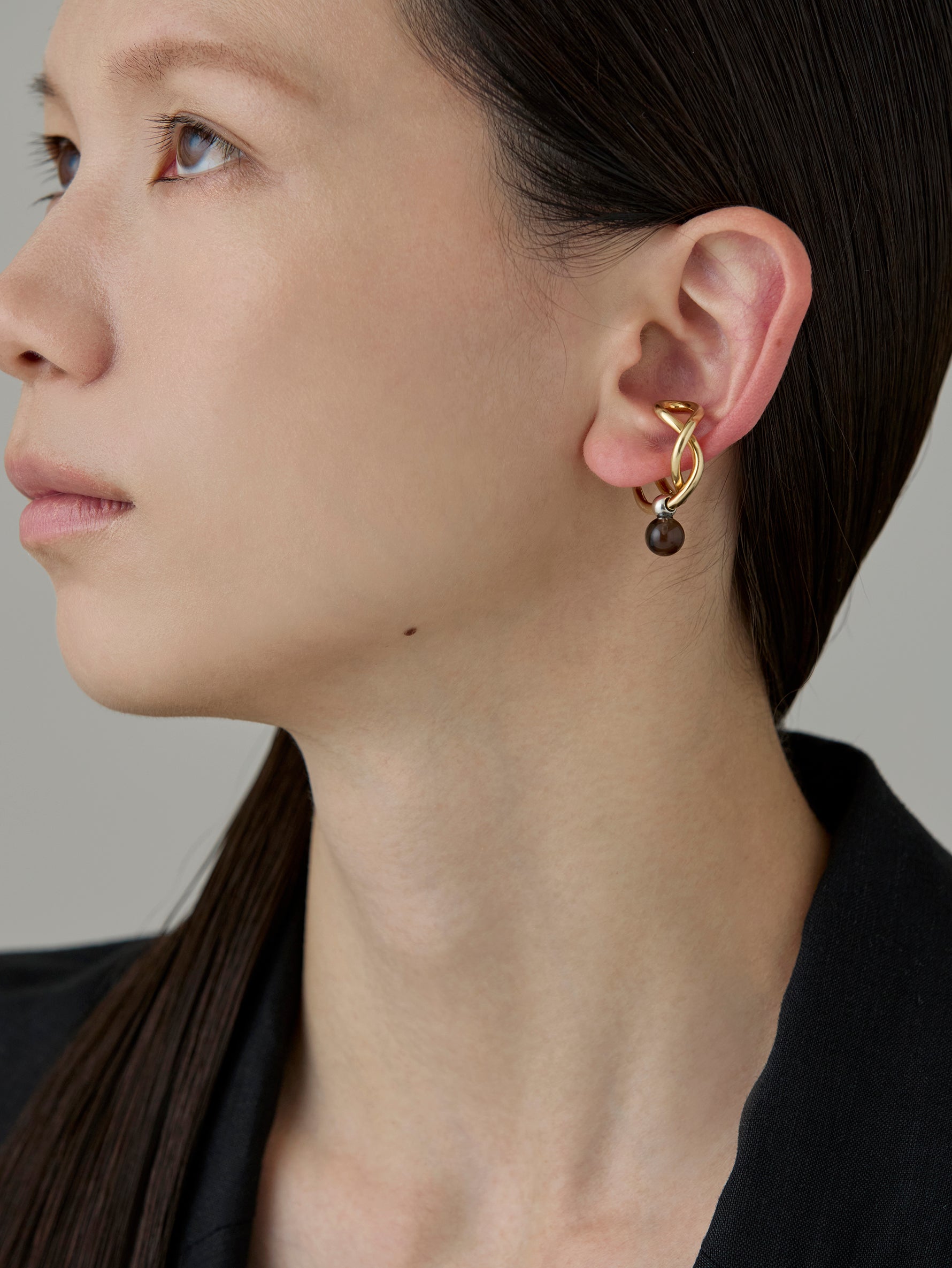 Wave Ear Cuff -Wish- Gold