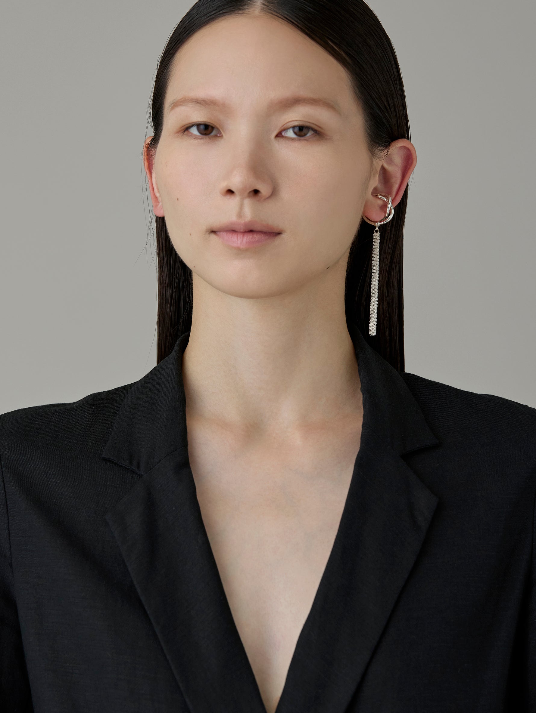 Wave Ear Cuff -Wish- Silver