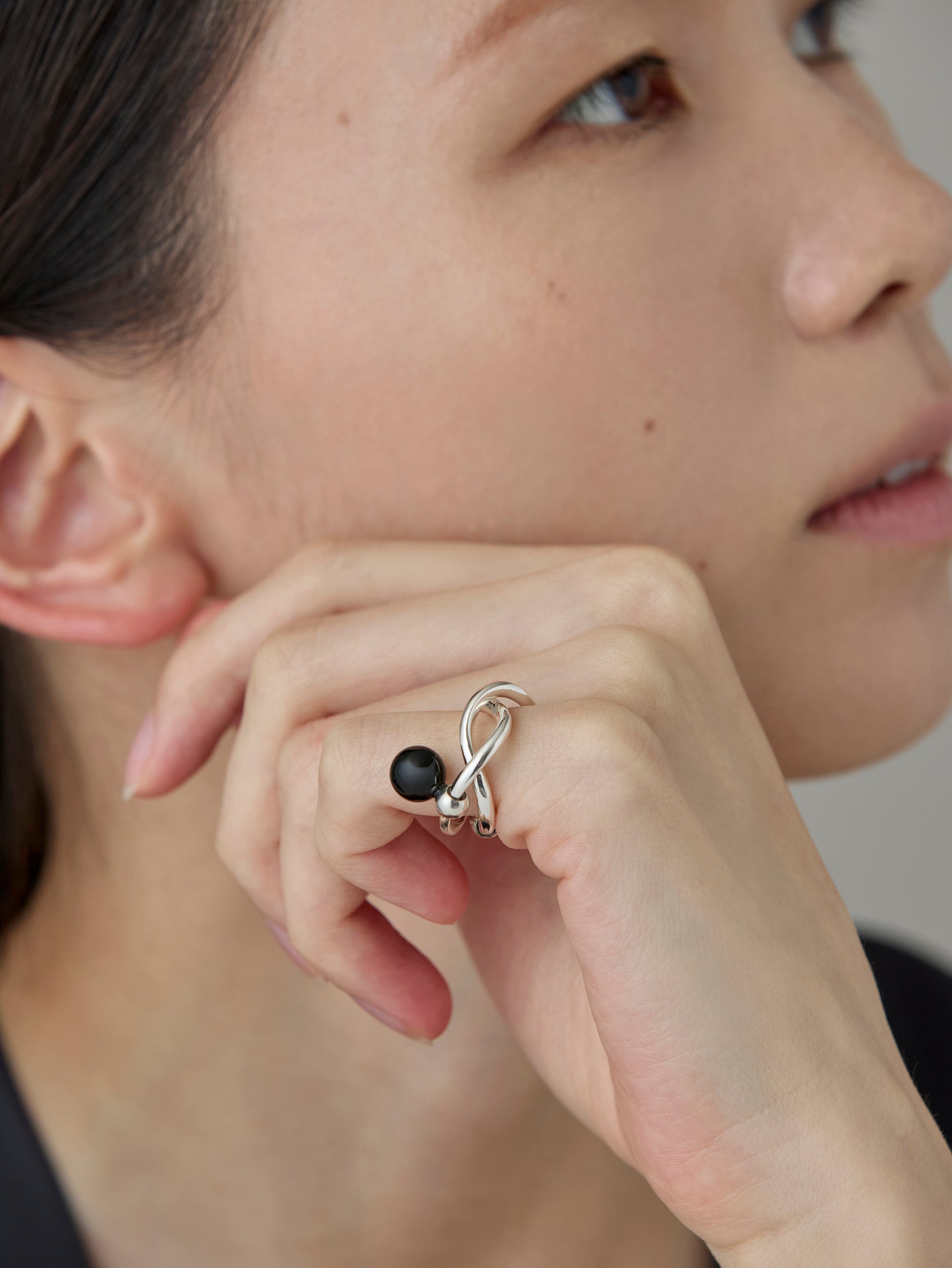 Wave Ear Cuff -Wish- Silver