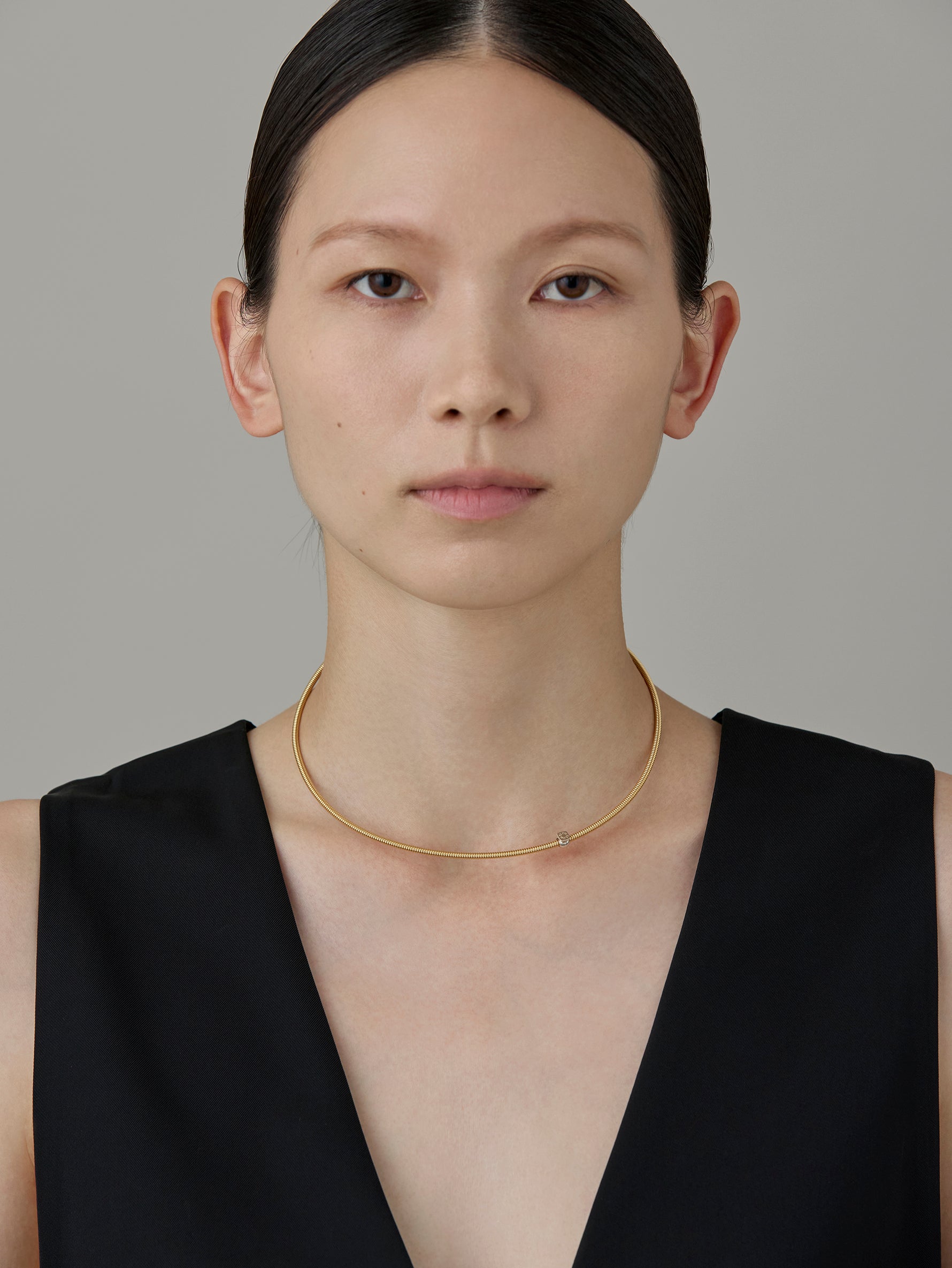 Spring Choker -Gold-