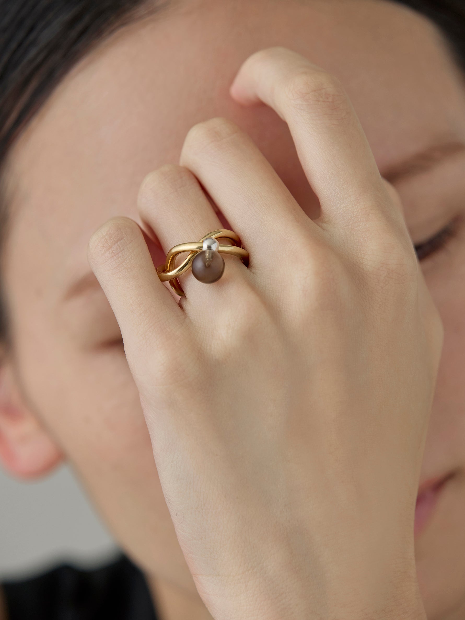 Wave Ear Cuff -Wish- Gold