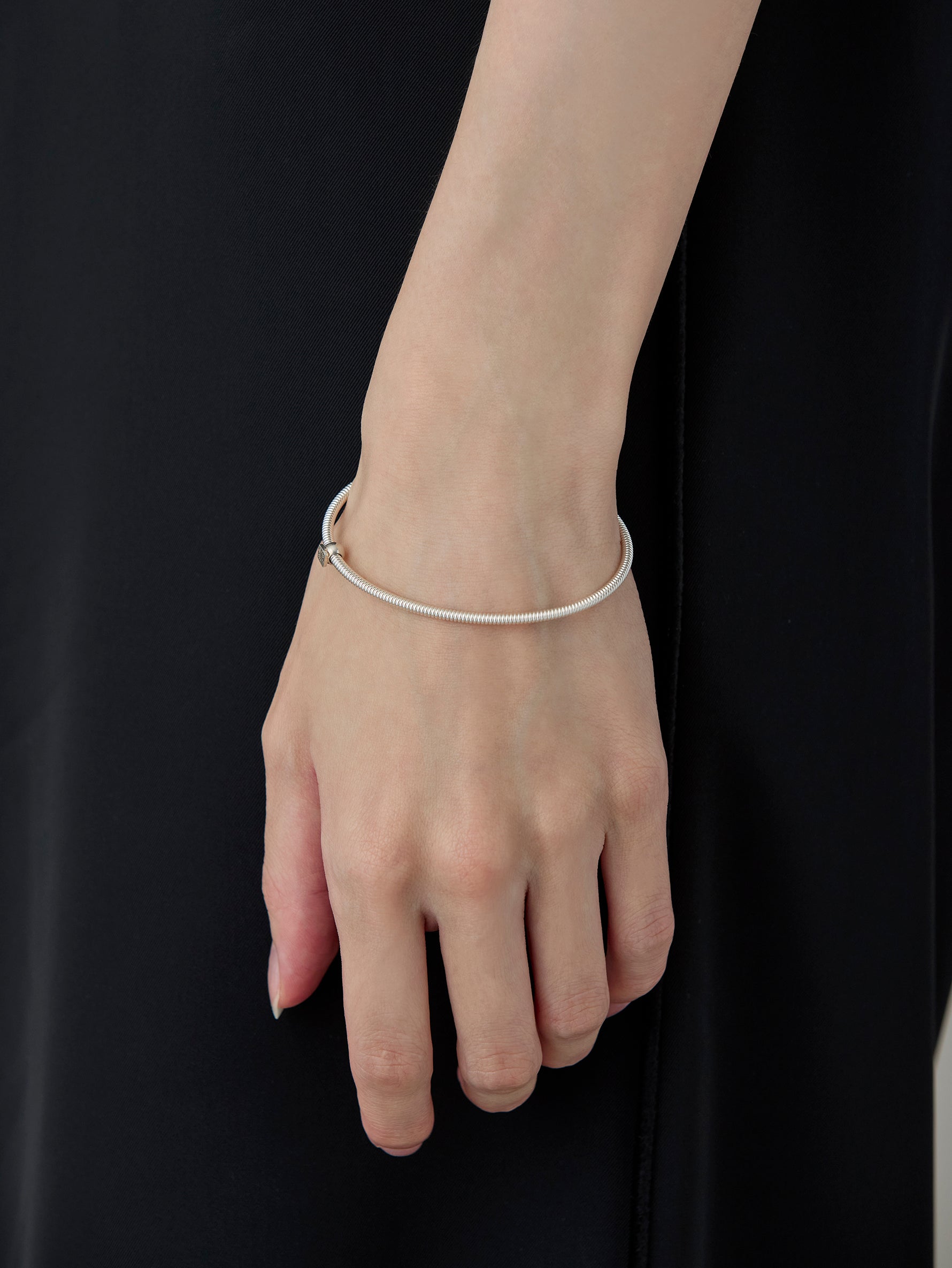 Spring Bracelet Custom -Silver-