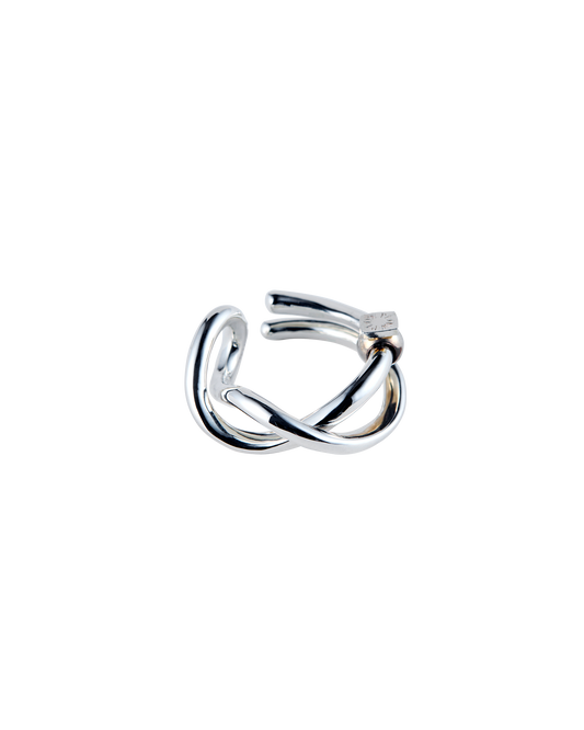 Wave Ear Cuff -Wish- Silver