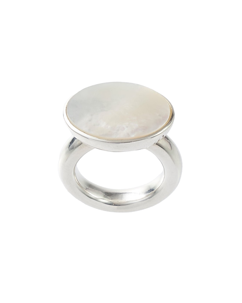 Flat Ring  Mother Of Pearl