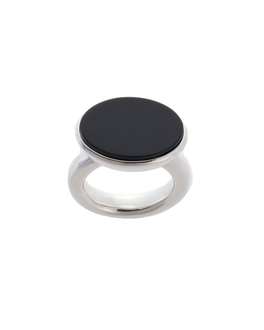 Flat Ring Onyx