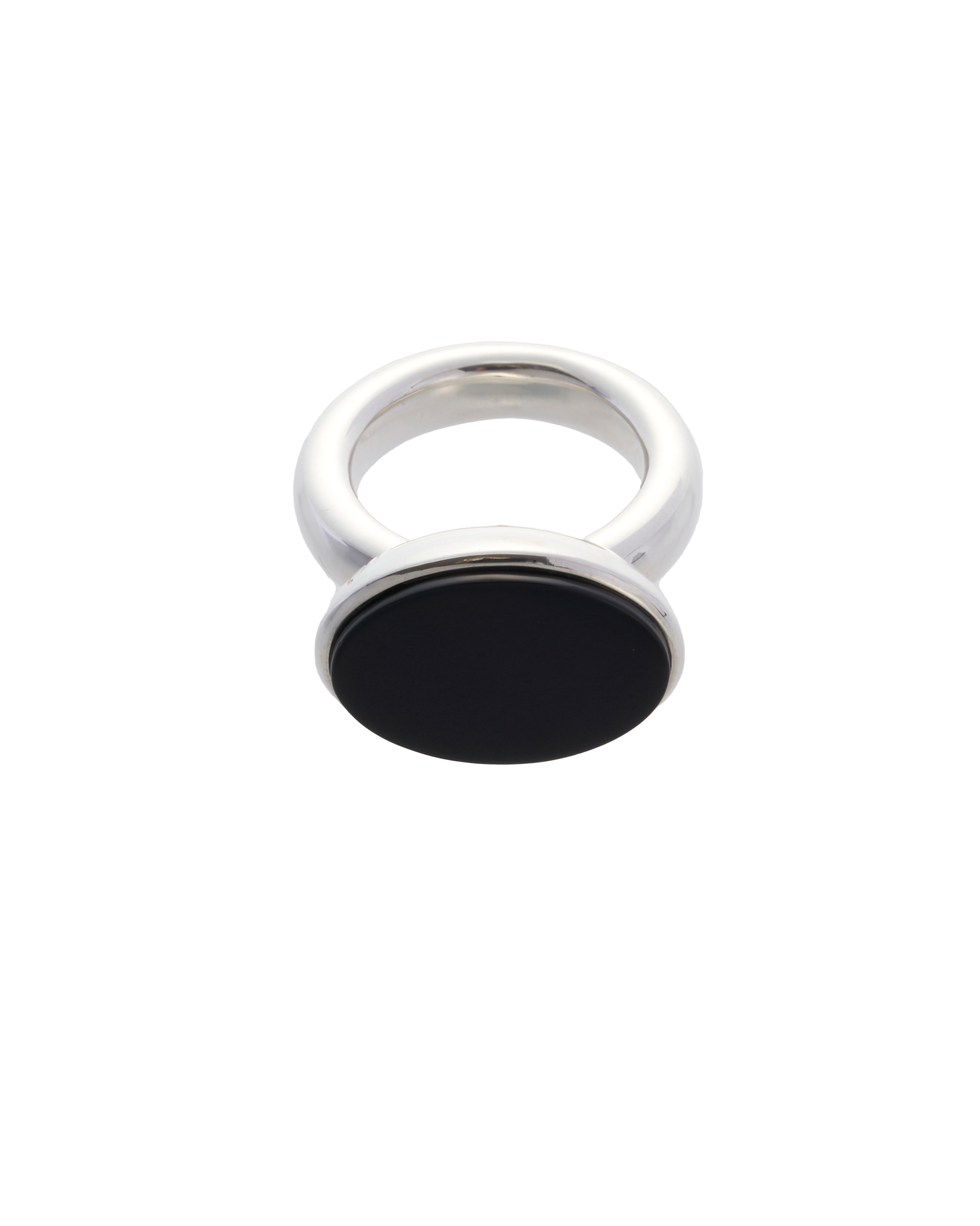 Flat Onyx Ring