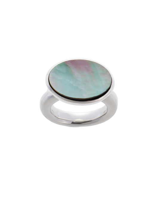 Flat Ring  Black Shell