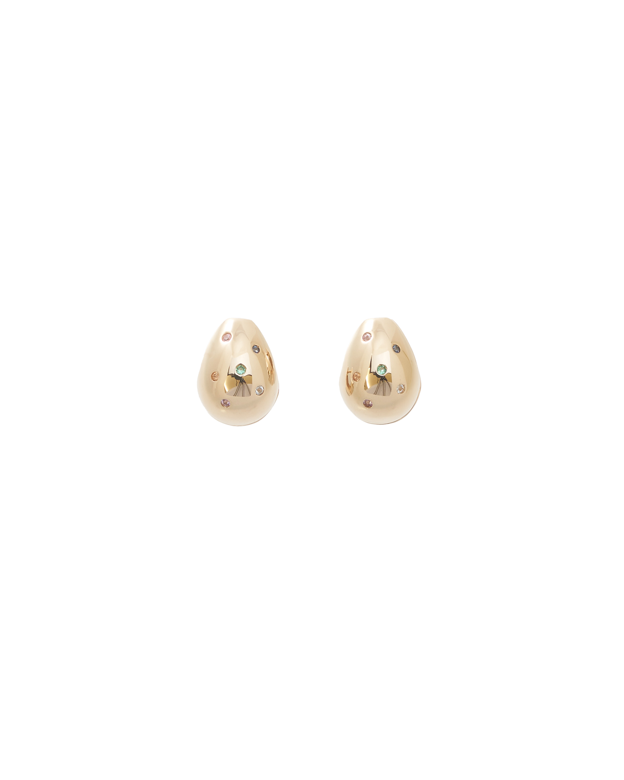 Drop Pierce S Multi Stone -K10-