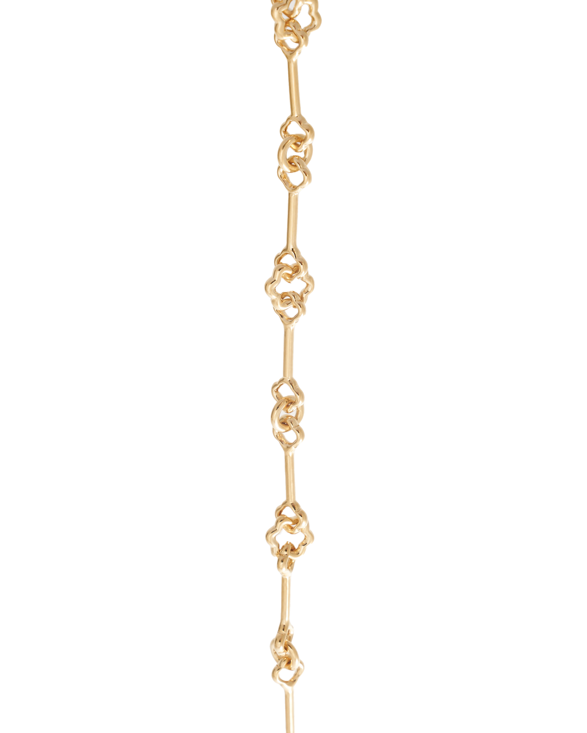 Flower Chain Bracelet -Gold-