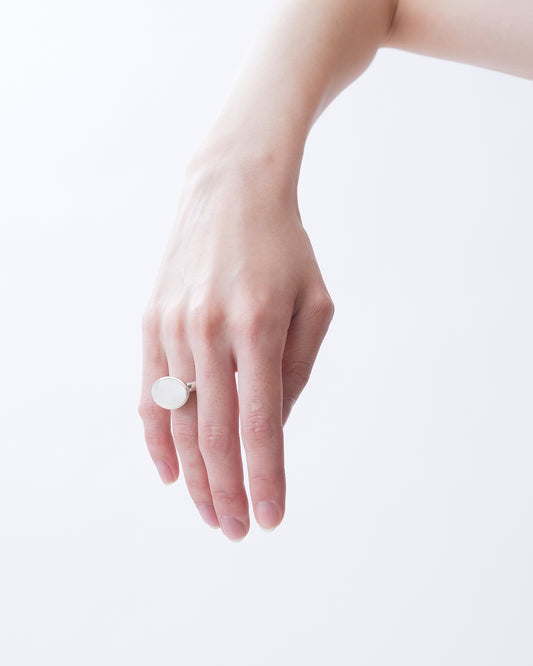 Flat Ring  Mother Of Pearl