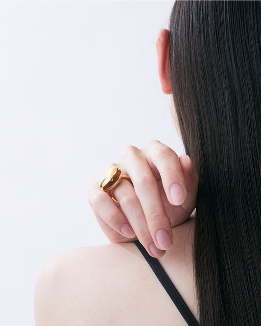 Essence Stone Ring -Gold-