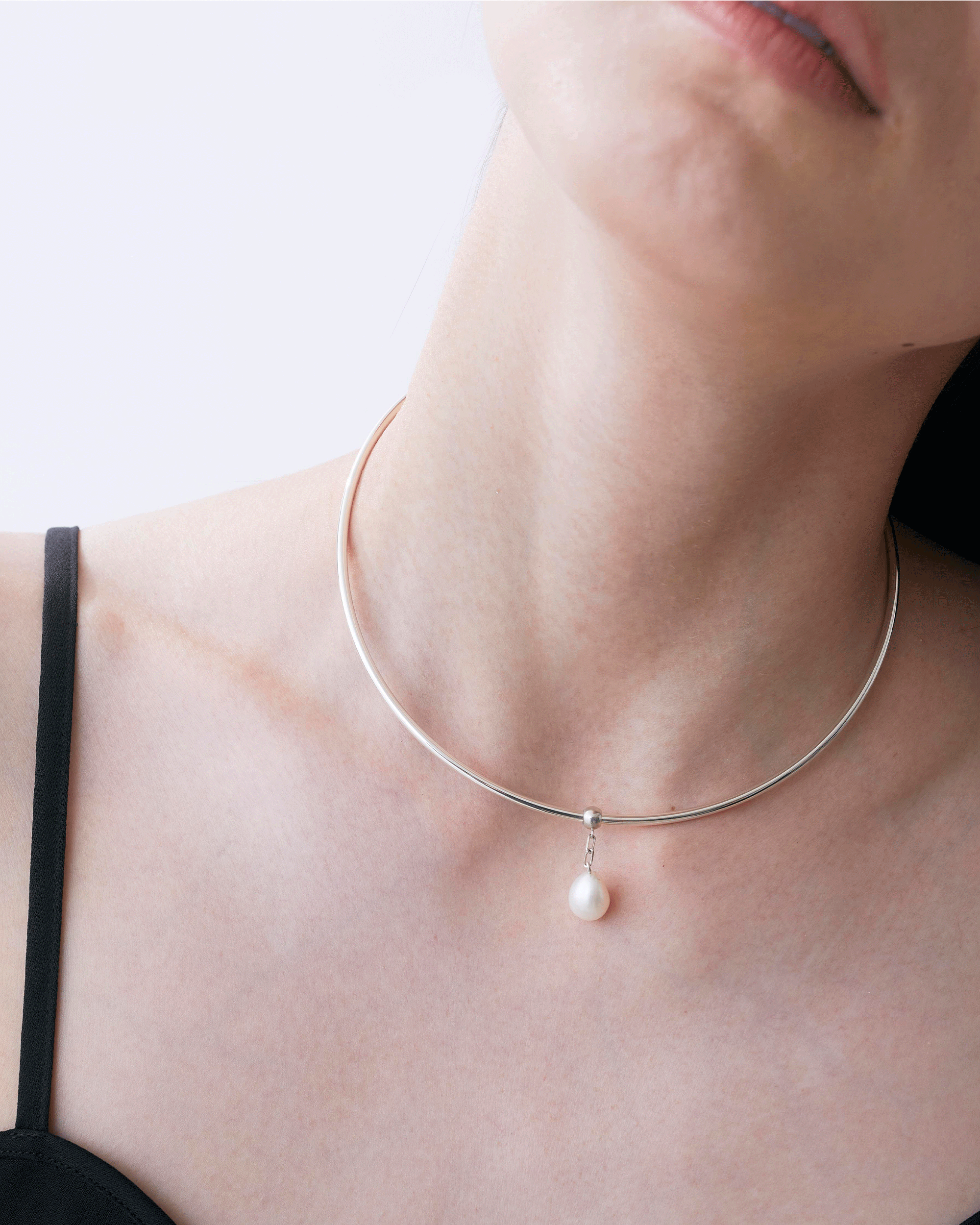 Pearl Chain Charm S Choker