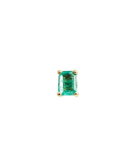 Charm Emerald Oblong -K18-