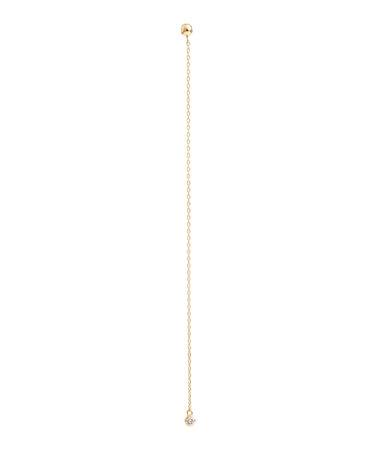 Charm Chain One Diamond L -K18-