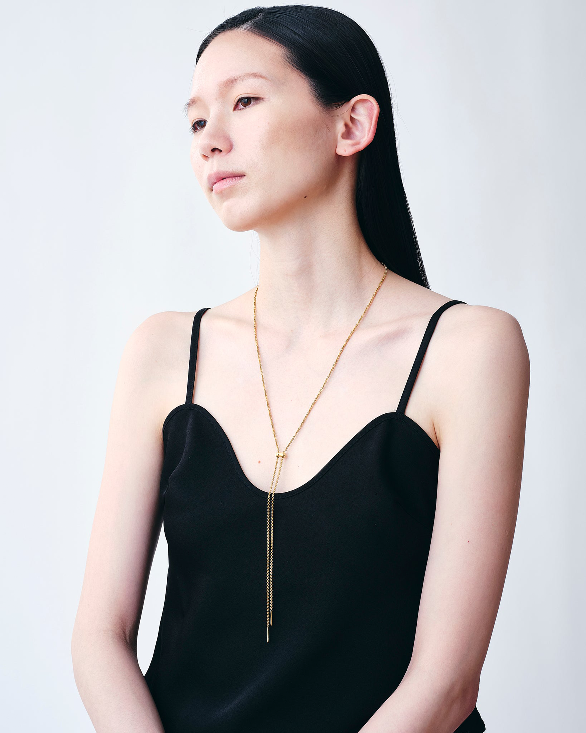 Cord Necklace 90cm -Gold-