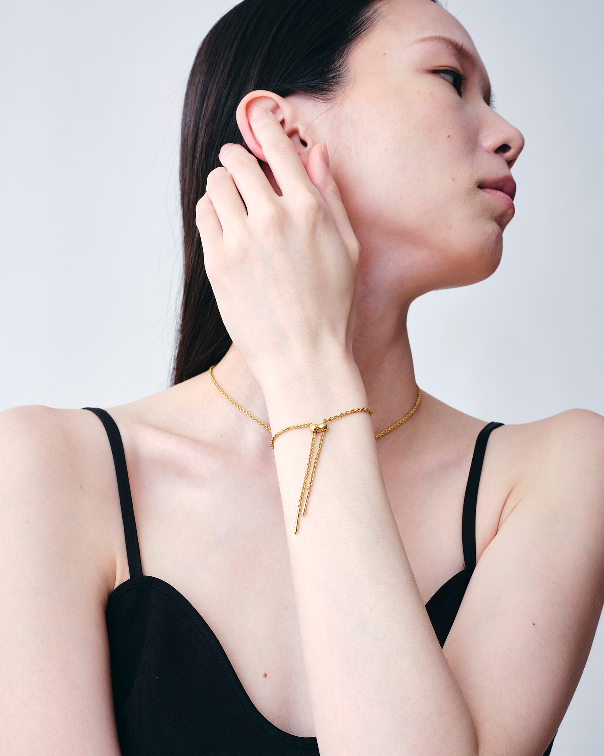 Cord Bracelet -Gold-