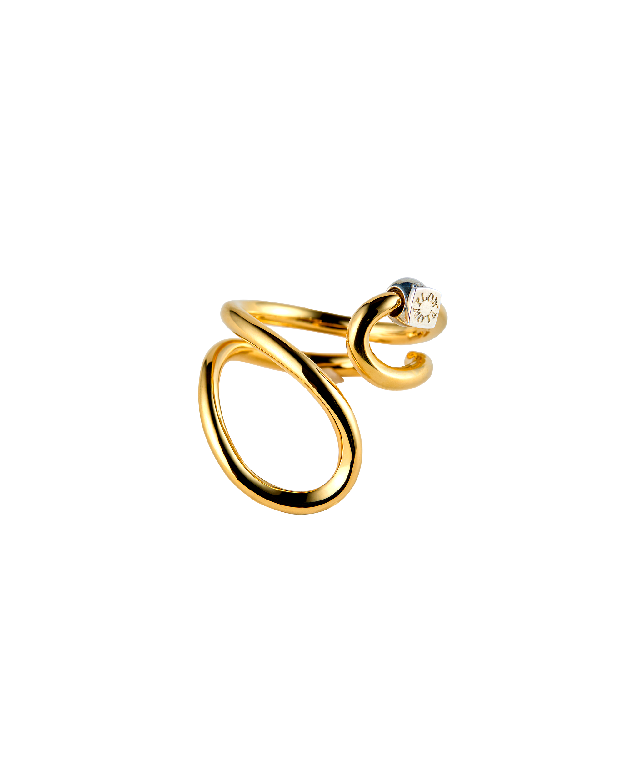 Wave Ring -Hug- Gold