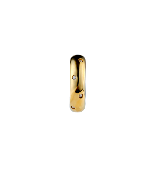 Drop Earcuff  Diamond-Gold-