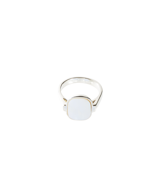 Shell Window Ring -Silver-