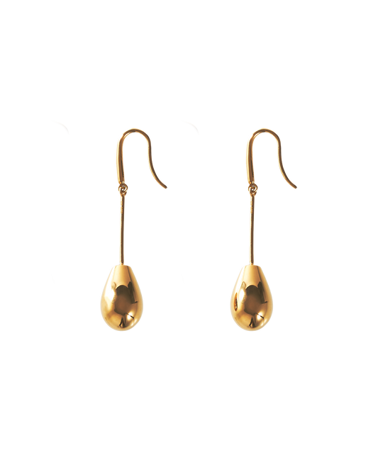 Drop Line Pierces -Gold-