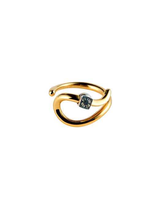 Wave Ring -Calm- Gold