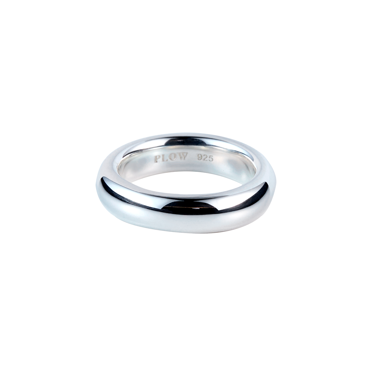 Best Japanese Jewelry Brands: 21 Labels to Know (2026) 18 PLOW smooth, rounded sterling-silver Drop Ring with a polished sculptural finish.