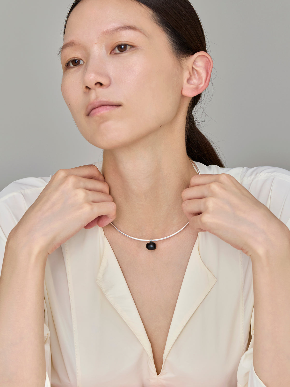 Charm Dew Drop-onyx