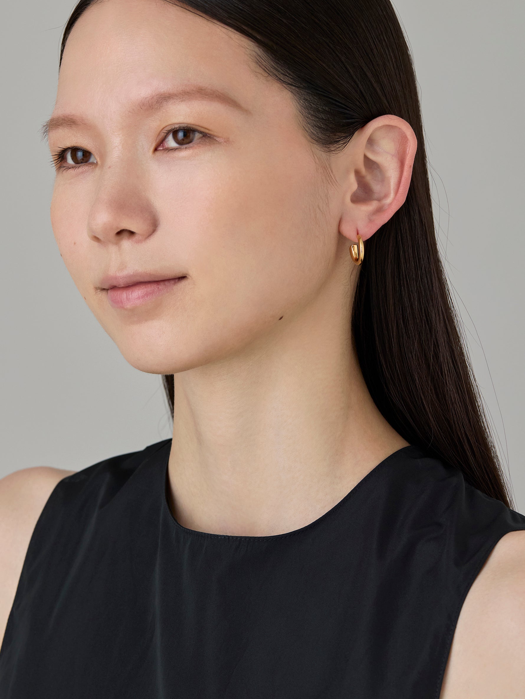 Flower Stalk Pierces S -Gold-