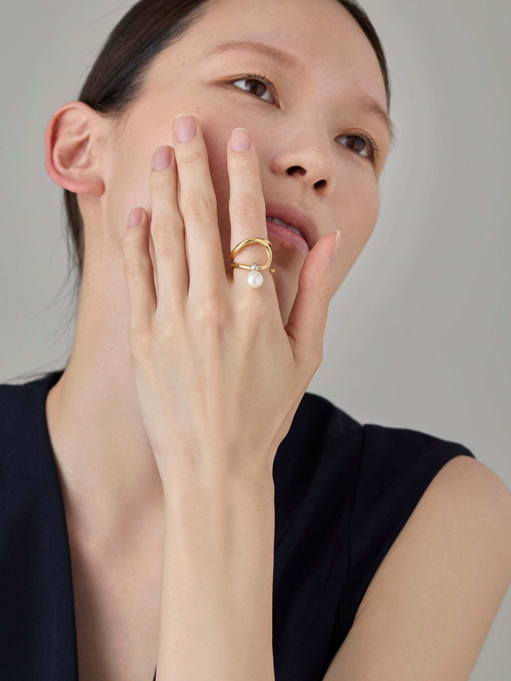 Wave Ring -Joy- Gold