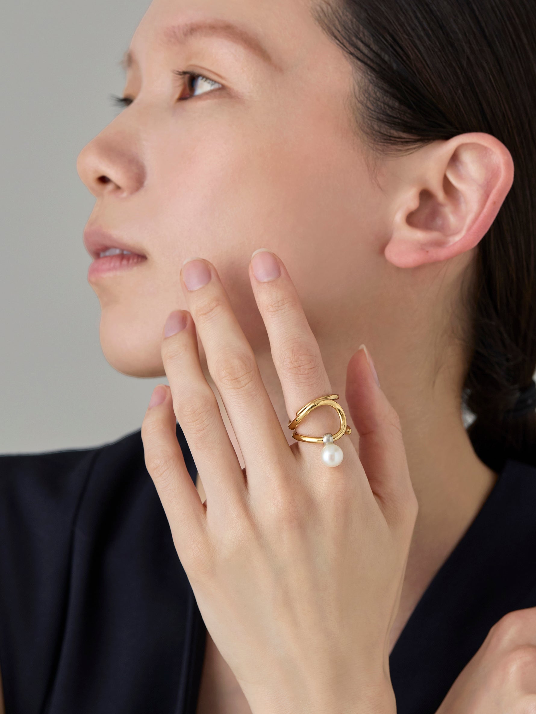 Wave Ring -Joy- Gold