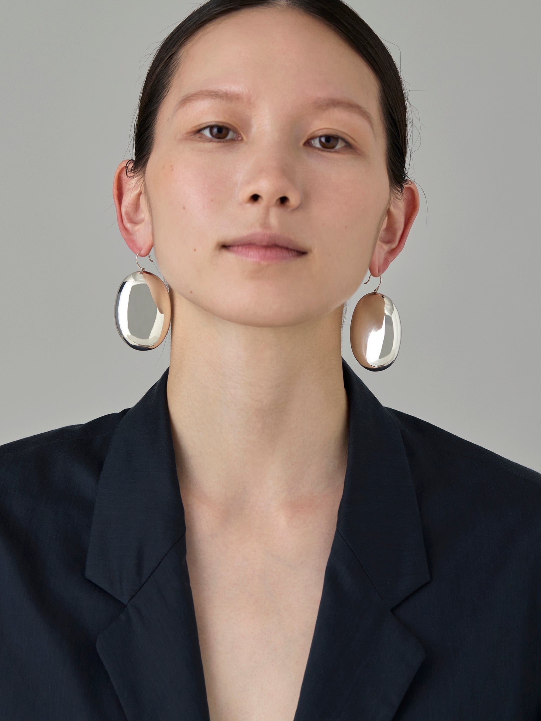 Pure Silver Stone Pierces L