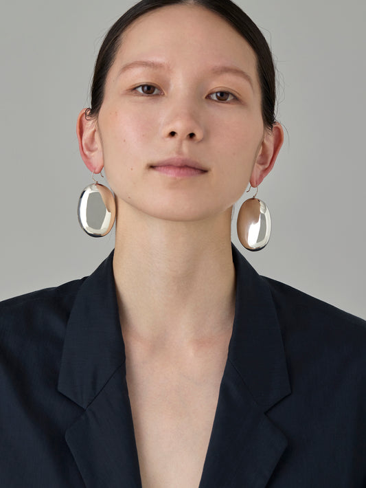 Pure Silver Stone Pierces L