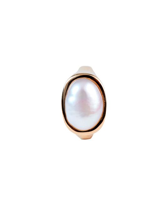 Pearl Ear Cuff -Gold-