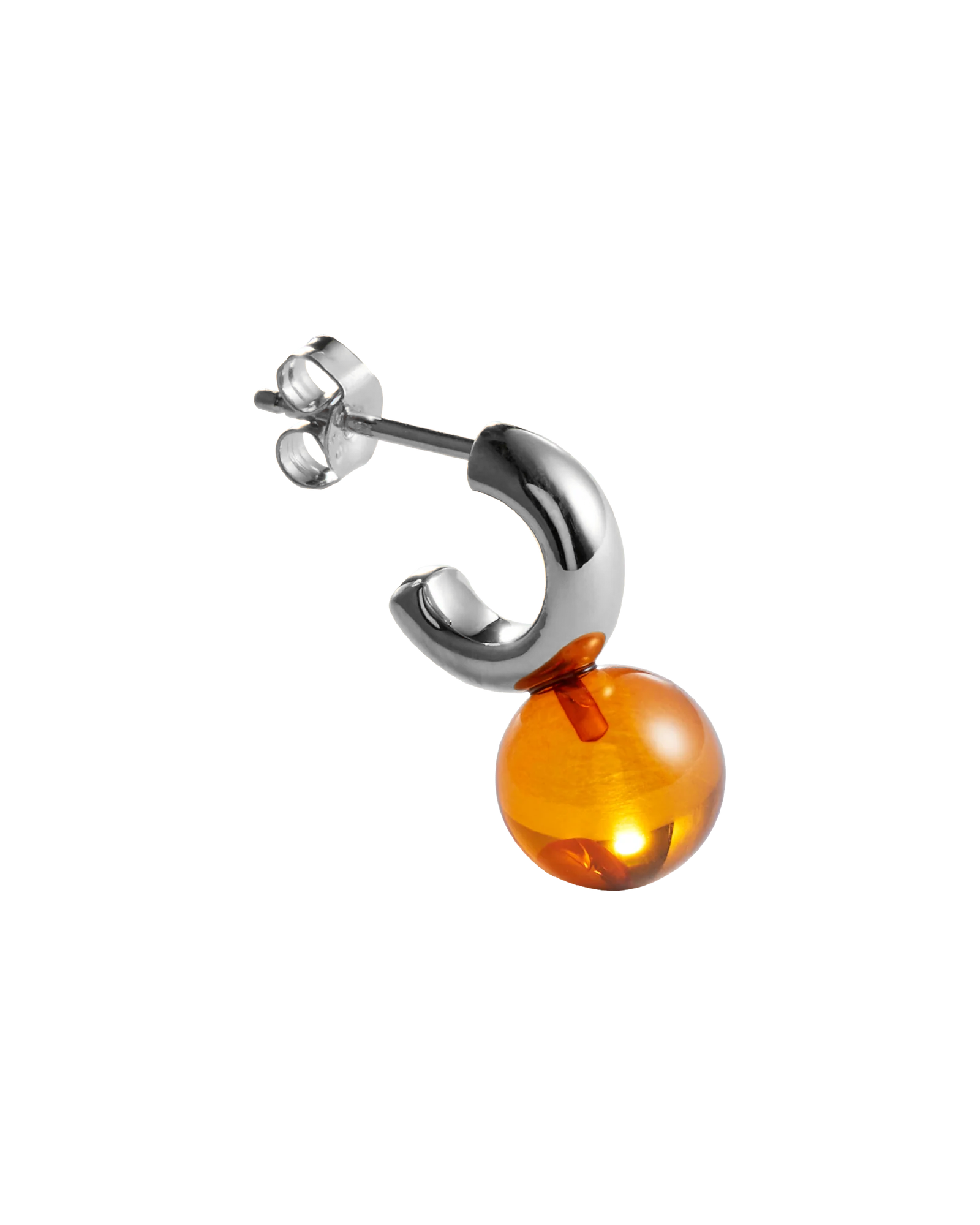 Sunny C Amber Pierce Silver -Brown-