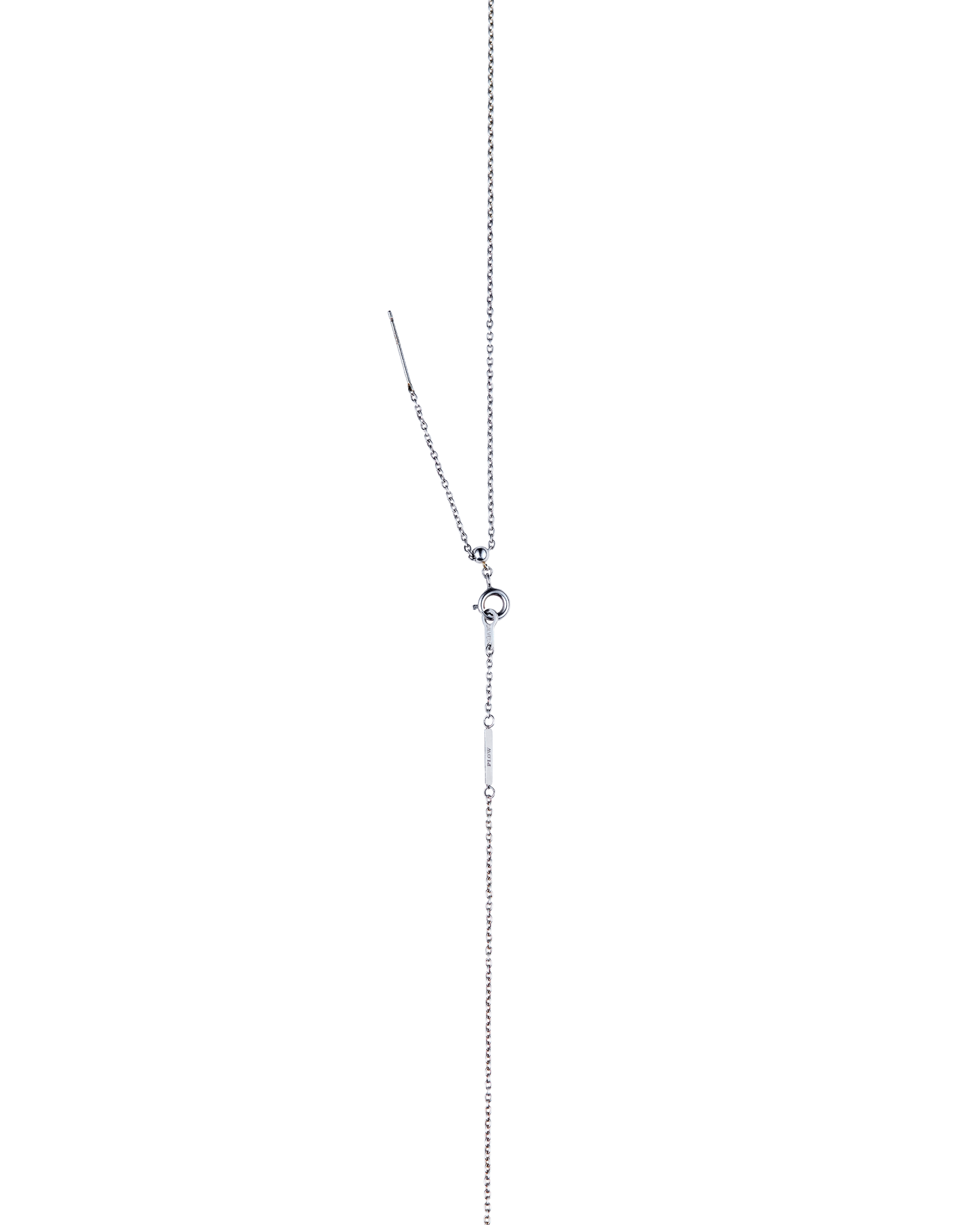 Pure Silver Stone Necklace L