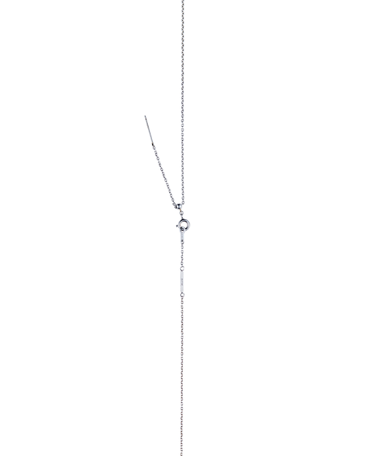 Pure Silver Stone Necklace L