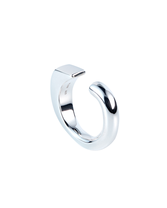 Calla Lily Ring Diamond -Silver-