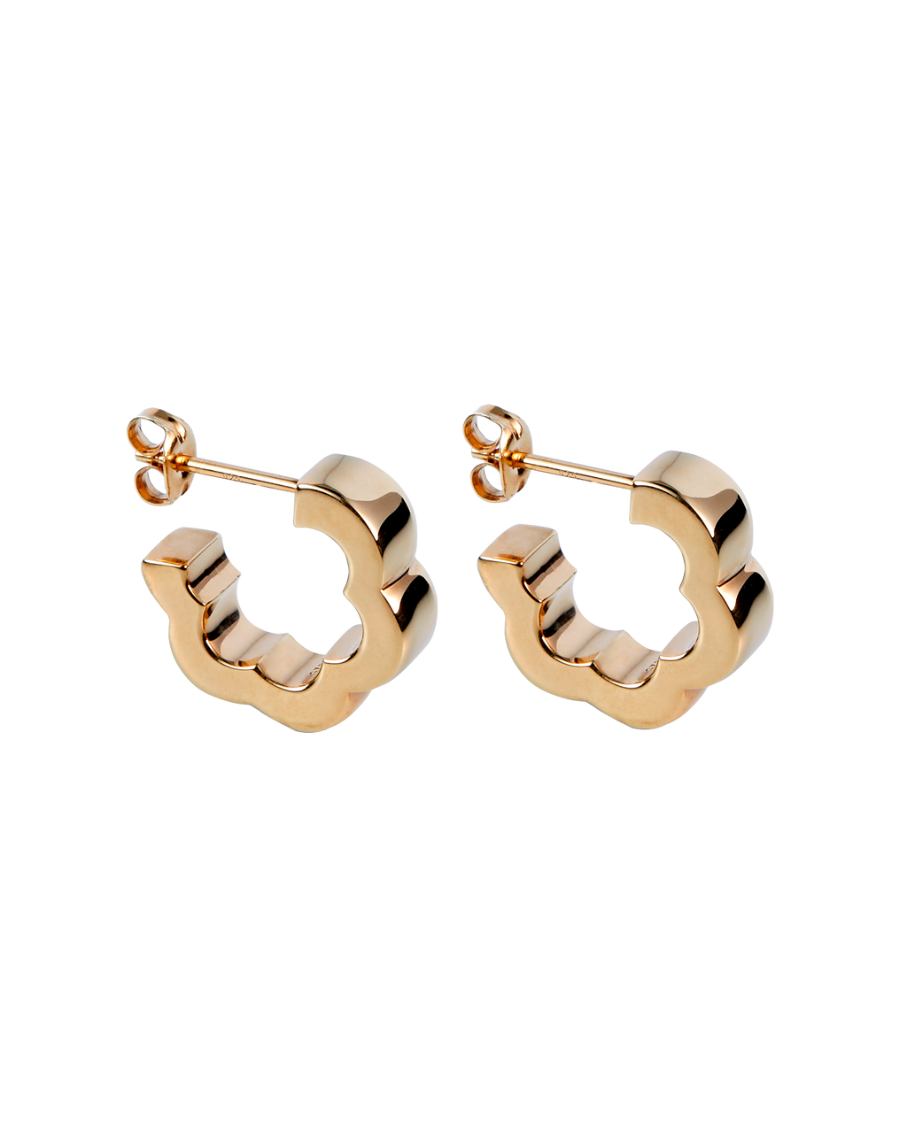 Flower Line Pierces -Gold-