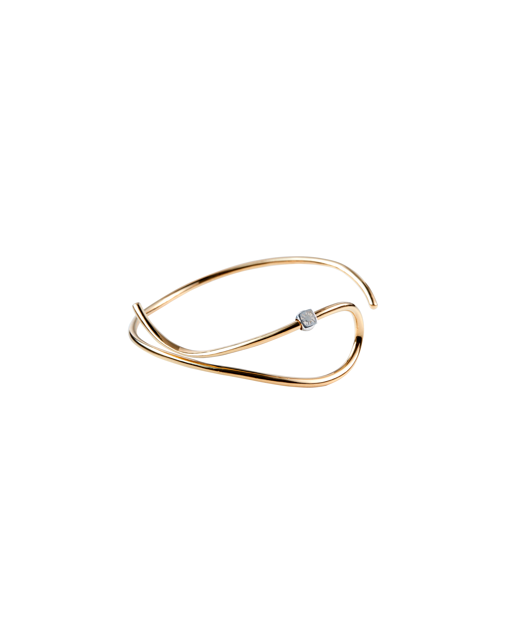 PLOW プラウ Wave Bangle Calm - Gold - バングル Wave Bangle Calm - Gold -