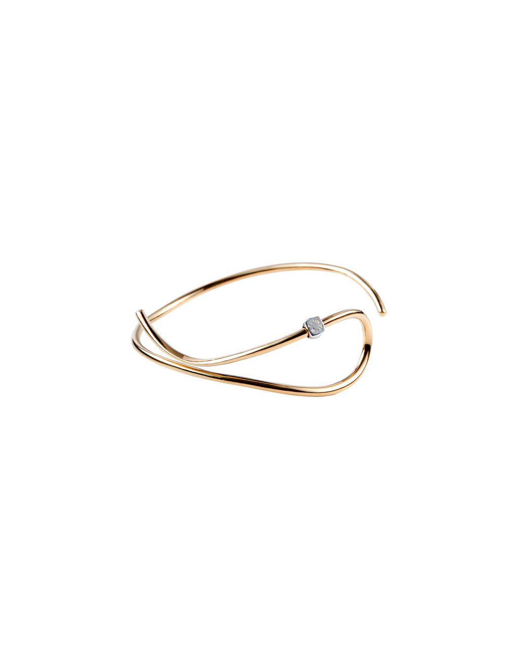 PLOW プラウ Wave Bangle Calm - Gold - バングル Wave Bangle Calm - Gold -