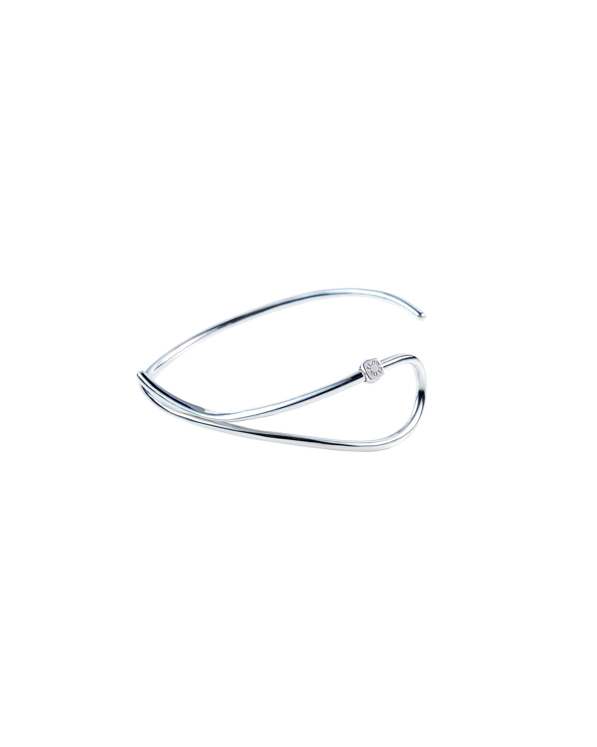 Wave Bangle -Calm- Silver
