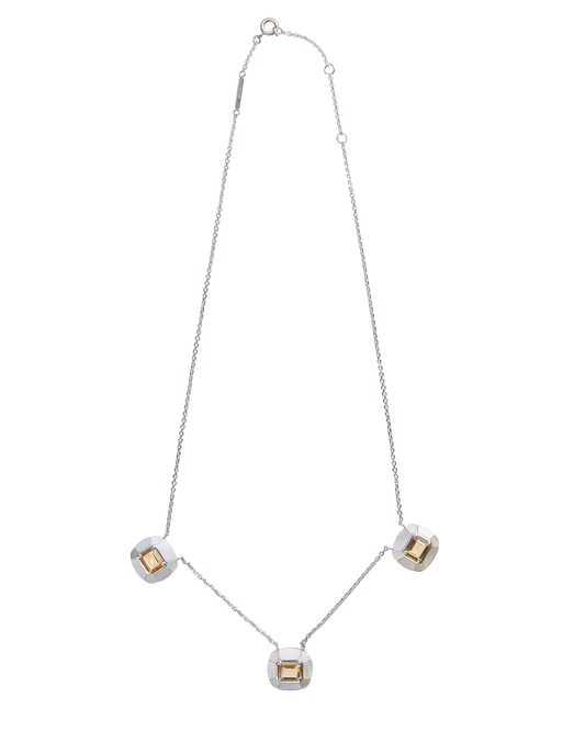 3 Chamomile Citrine Necklace