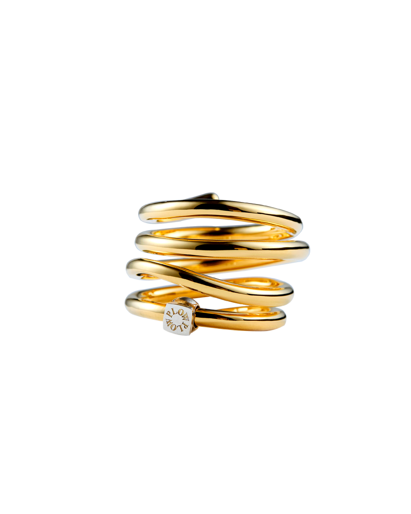 Wave Ring -Grow- Gold