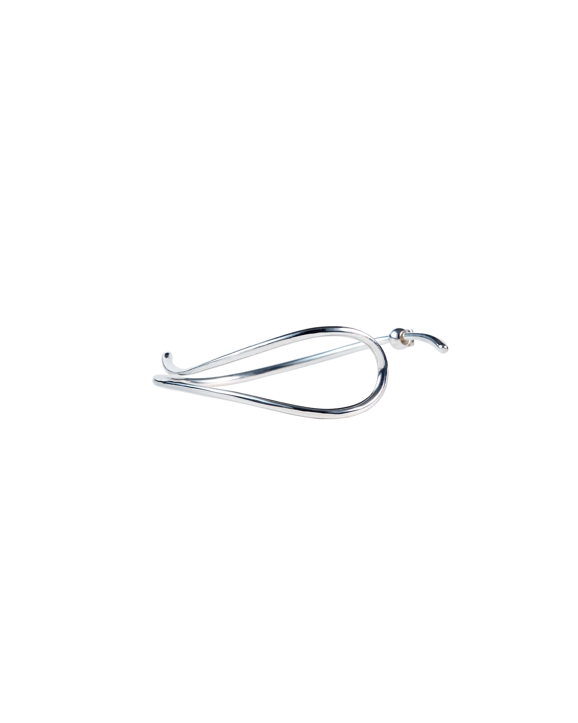 Wave Bangle -Calm- Silver