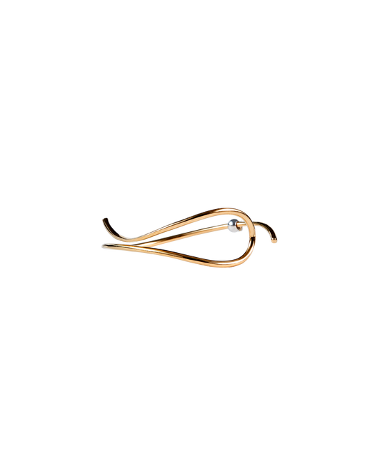 Wave Bangle Calm - Gold -